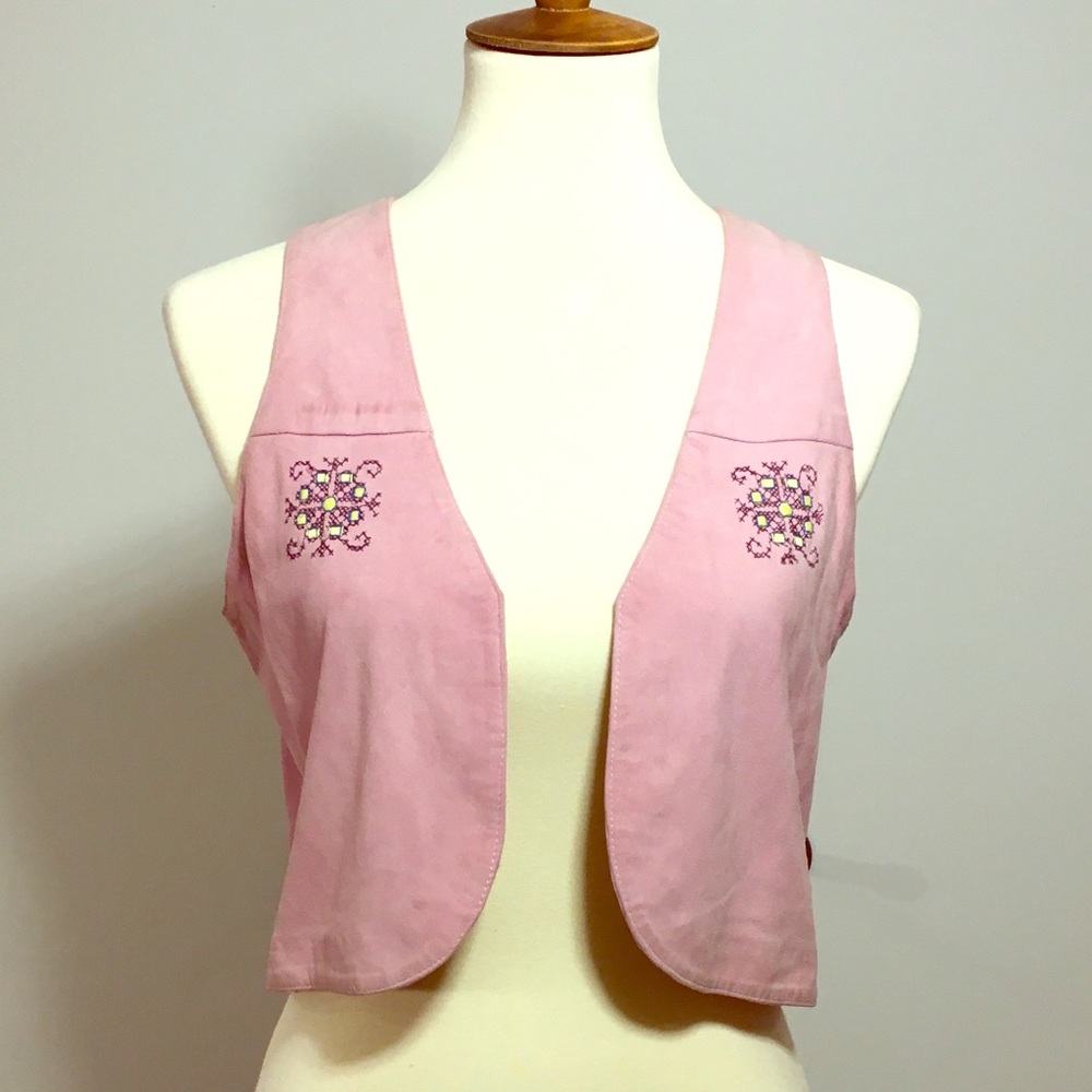 Genuine Leather Suede Vest